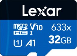 Karta Lexar 633x MicroSDHC 32 GB Class 10 UHS-I/U3 A1 V10 (LMS0633032G-BNNNG)