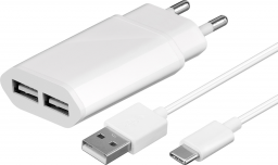 Ładowarka MicroConnect 2x USB-A 2.1 A (USB3.1CA1SETW)