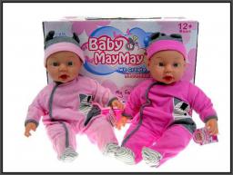 Hipo Lalka miękka bobas 40cm z dźwiękiem (HLH31)