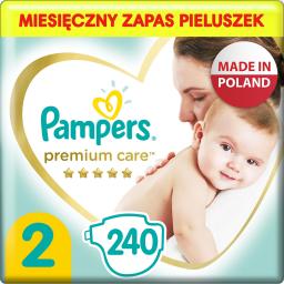 Pampers Pieluszki Premium Care 2, 4-8 kg, 240 szt.