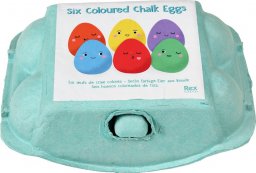  Rex London Kolorowa kreda dla dzieci w kształcie jajek Rex London