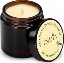  India Cosmetics Naturalna świeca konopna antykomarowa 90g