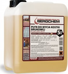Bergchem ZESTAW Płyn do usuwania mchu 5l + Płyn do mycia kostki brukowej 5l