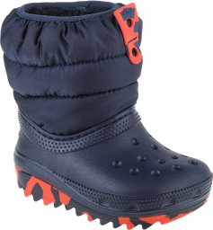  Crocs Crocs Classic Neo Puff Boot Toddler 207683-410 Granatowe 24/25