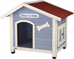 Buda Dog's Inn M: 91 × 80 × 80 cm light blue/white