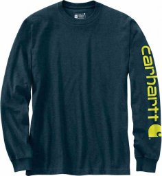 Carhartt Koszulka Carhartt Heav Sleeve Logo Night Blue