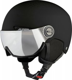 Alpina Kask zimowy ALPINA ARBER VISOR Q LITE BLACK MATT 54-58