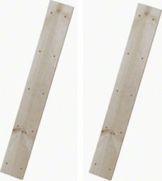 Wamar-Sosenka Noga 2 szt do regału MAXI wysokość 64 cm Naturalna Surowa Drewno sosnowe / Wamar-Sosenka