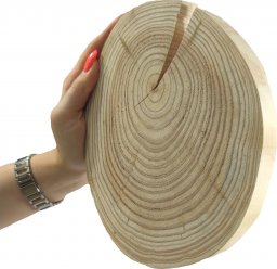 Wamar-Sosenka Okorowany Plaster Modrzewia 15-20 cm gr. 2,5 cm Szlifowany Drewno modrzewiowe Naturalny Surowy