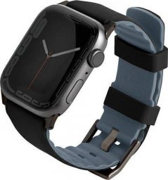Uniq Pasek UNIQ Linus Apple Watch 4/5/6/7/8/SE 40/41mm Airosoft Silicone czarny/midnight black