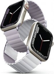  Uniq Pasek UNIQ Revix Apple Watch 4/5/6/7/8/SE/SE2 40/41mm Reversible Magnetic lilak-biały/lilac-white