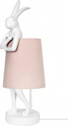 Lampa stołowa Kare Design KARE lampa stołowa RABBIT biała / różowa