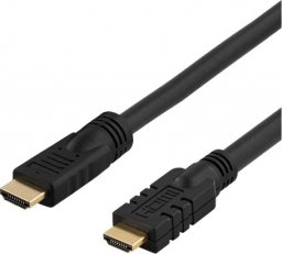 Kabel Deltaco HDMI - HDMI 15m czarny (HDMI-1150)