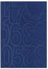  ARTDRUK Cyfry samoprzylepne 8 cm niebieskie