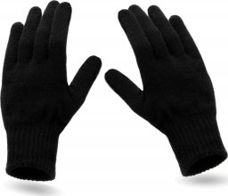  Nandy Ciepłe Rękawiczki Męskie Zimowe Uniwersalne Czarne - Rkw-Men-Gdtx