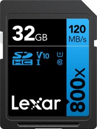 Karta Lexar Professional 800x SDHC 32 GB Class 10 UHS-I/U1 V10 (LSD0800032G-BNNNG)
