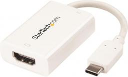 Adapter USB StarTech USB-C - HDMI Biały  (CDP2HDUCPW)