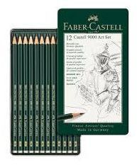  Faber-Castell Ołówki rysunkowe Castell 9000 