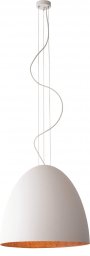 Lampa wisząca Nowodvorski Wisząca lampa pokojowa Egg zwis z metalu biały miedziany