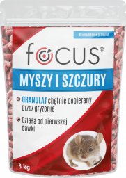 Focus Trutka na myszy szczury Focus granulat 3kg