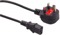 Kabel zasilający Maclean 3 pin wtyk GB, 3m (MCTV-807)