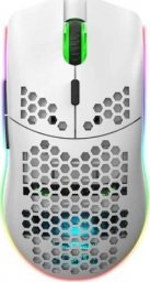 Mysz Orlos MYSZKA BEZPRZEWODOWA DO LAPTOPA KOMPUTERA RGB WHITE