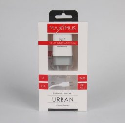 Ładowarka Maxximus Ład. sieć. Maxximus Urban 2.1A Micro USB, 2xUSB
