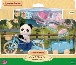 Figurka Epoch Sylvanian Families Panda Rosalina Zestaw rower i wrotki 5652