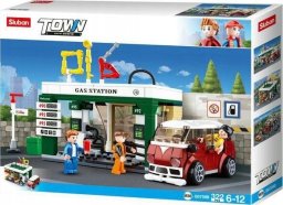 Gazelo Klocki Sluban Miasto Stacja paliw Gaz 149el. 165609 GAZELO