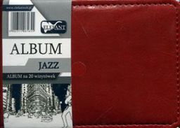  Elefant Album Jazz na 20 wizytĂłwek A7 czerwony 