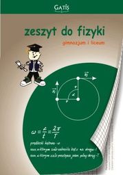  Gatis Zeszyt A5/60 kartek tematyczny Fizyka 