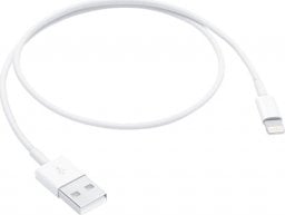 Kabel USB Apple USB-A - Lightning 0.5 m Biały (ME291ZM/A)