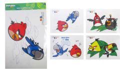  Interdruk Naklejki dekoracyjne A3 Angry Birds Rio