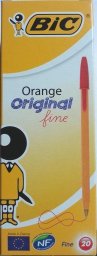  Bic Długopis Orange Original czerwony (20szt) BIC