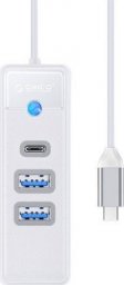 HUB USB Orico PWC2U-C3-015-WH-EP 1x USB-C  + 2x USB-A 3.0 (PWC2U-C3-015-WH-EP)