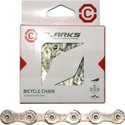  Clarks Łańcuch rowerowy YBN C9 SHIMANO CAMPAGNOLO SRAM (9 Biegów, CP 1/2"x11/128", 116 ogniw, 6.4mm, spinka do łańcucha) Standard srebrny