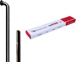 Cn Spoke Szprychy STD14 2.0-2.0-2.0 stal nierdzewna 274mm czarne + nyple 144szt.