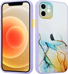  Maxximus MX AQUARELLE IPHONE XS MAX ŻÓŁTO-NIEBIESKI / YELLOW-NAVY