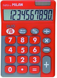 Kalkulator Milan Kalkulator 10 pozycyjny Touch Duo pomaraĹ„czowy 
