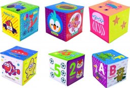 LeanToys Edukacyjne Klocki Piankowe Dla Malucha Układanka Obrazki