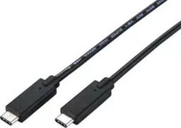 Kabel USB C-Tech USB-C - USB-C 1 m Czarny (CB-USB32-10B)