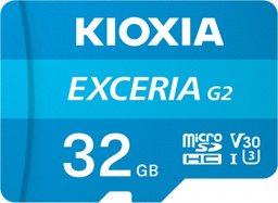 Karta Kioxia Exceria G2 SDHC 32 GB Class 10 UHS-I U3 A1 V30 (LMEX2L032GG2)