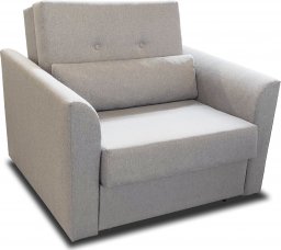  Platan MINI I sofa szary fotel rozkładany z pojemnikiem