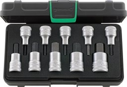 Zestaw narzędzi Stahlwille Zestaw narzędzi 1/2" INHEX 4-19 mm; 10-elementowy w walizce ABS STAHLWILLE