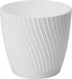  Form-Plastic Doniczka okrągła MIKA 4550-011, Kolor Biały, Form-Plastik, Wymiary 14.80x13.7 cm