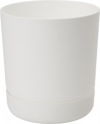  Form-Plastic Doniczka okrągła Satina 4260-011, Kolor Biały, Form-Plastik, Wymiary 17x19 cm