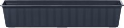  Prosperplast Skrzynka balkonowa AGRO IS700-S433, Doniczka prostokątna 70x18 cm, Kolor Antracyt, Prosperplast