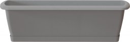  Prosperplast Skrzynka balkonowa RESPANA SET ISE500P-405U, Doniczka prostokątna 49x18 cm, Kolor Szary kamienny, Prosperplast
