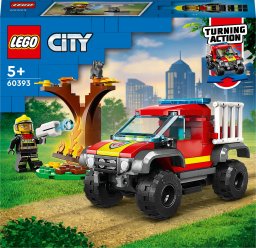  LEGO City Wóz strażacki 4x4 – misja ratunkowa (60393)