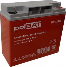  polBAT Akumulator AGM 12V 20Ah polBAT